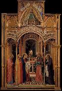 Ambrogio Lorenzetti Presentation at the Temple USA oil painting artist
